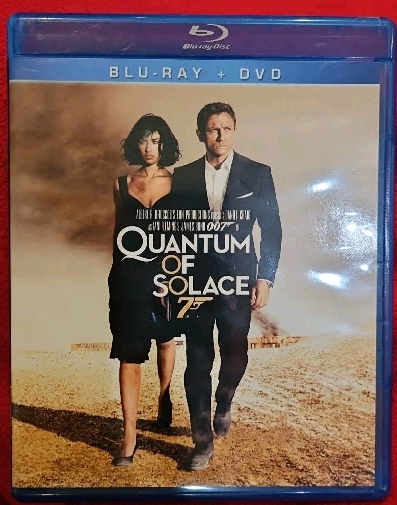 Quantum of Solace (Blu-ray/DVD, 2-Disc) No Digital Downloads. New Sealed