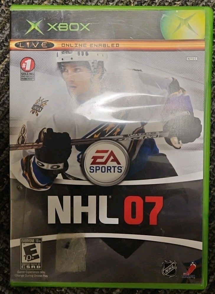 NHL 07 (Xbox) Tested. No Scratches. New Case