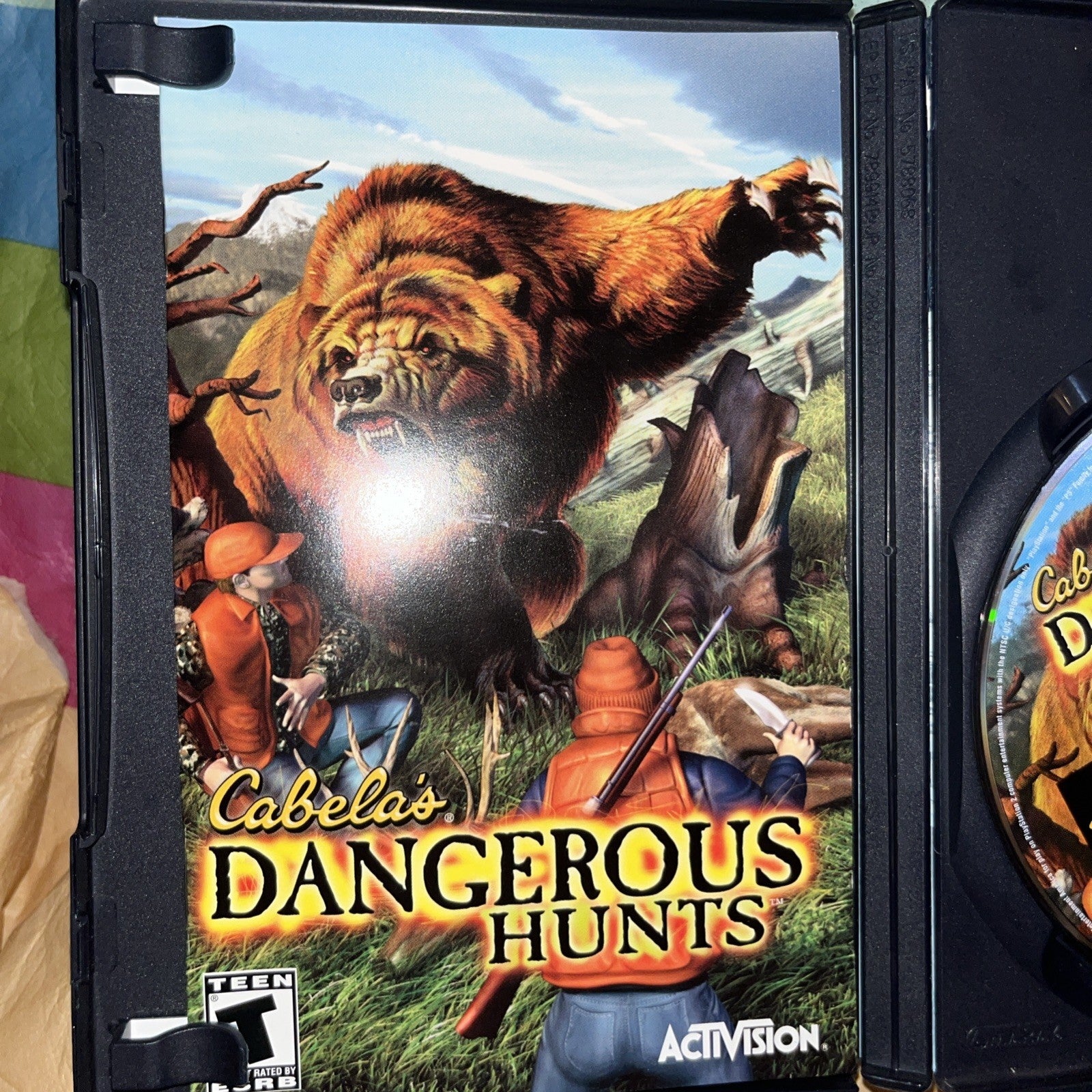 Cabela's Dangerous Hunts (PS2) Tested. W/Manual + Reg Card. Original Card