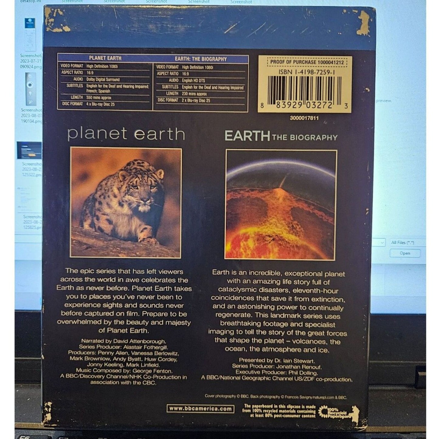 The BBC Earth Collection - (Bluray) Brand New media in Shelfworn Box