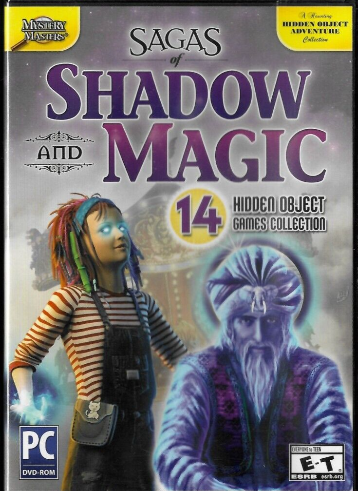 Encore Mystery Masters Sagas Of Shadow & Magic PC DVD Video Game