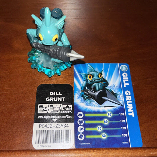 Skylanders Gill Grunt With Cards ￼