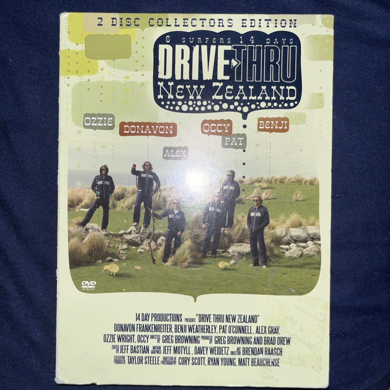Drive Thru New Zealand Collectors 2-Disc Set DVD VIDEO surfers surfing surf film
