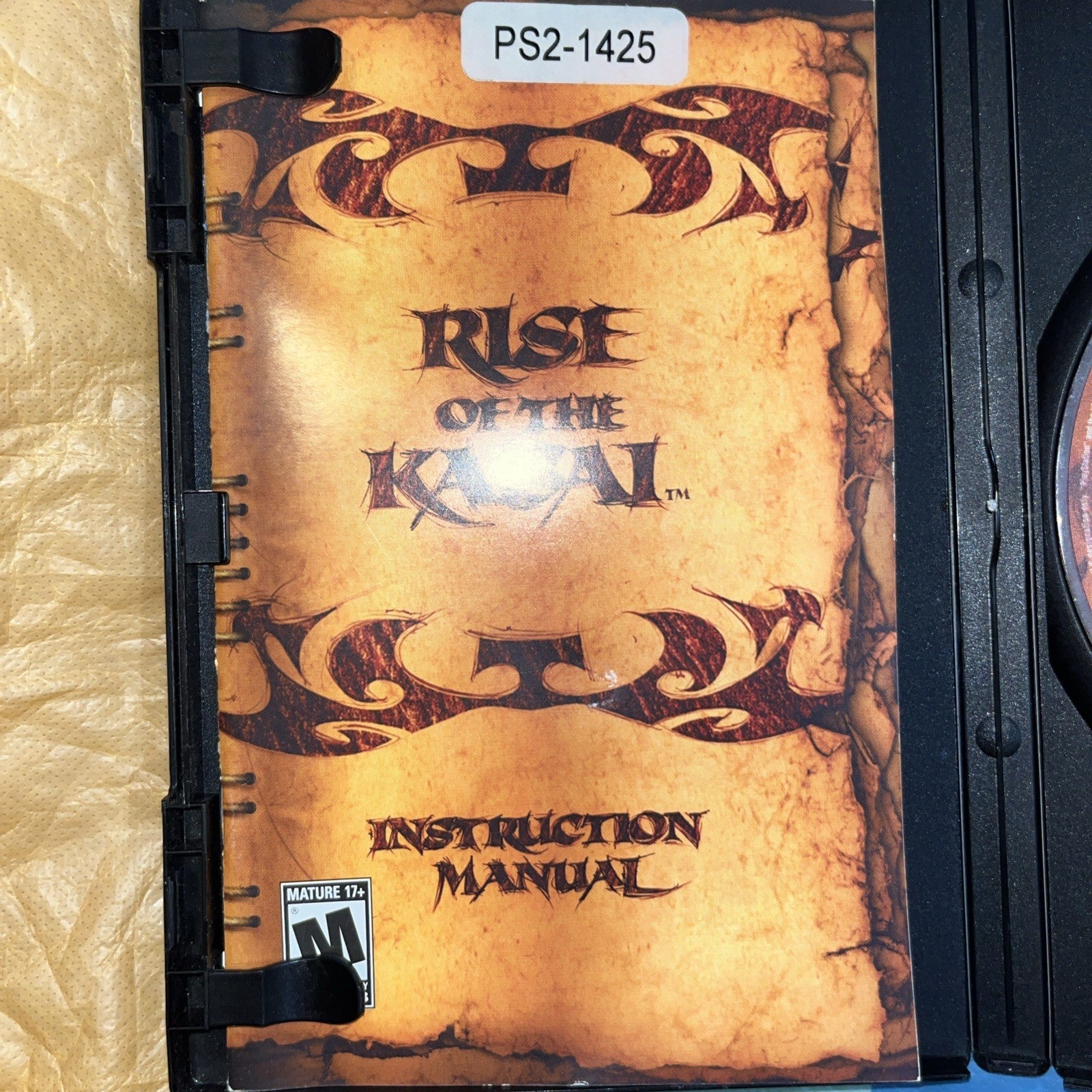 Rise of the Kasai (PS2)  Tested. Manual. Former Rental. New Case