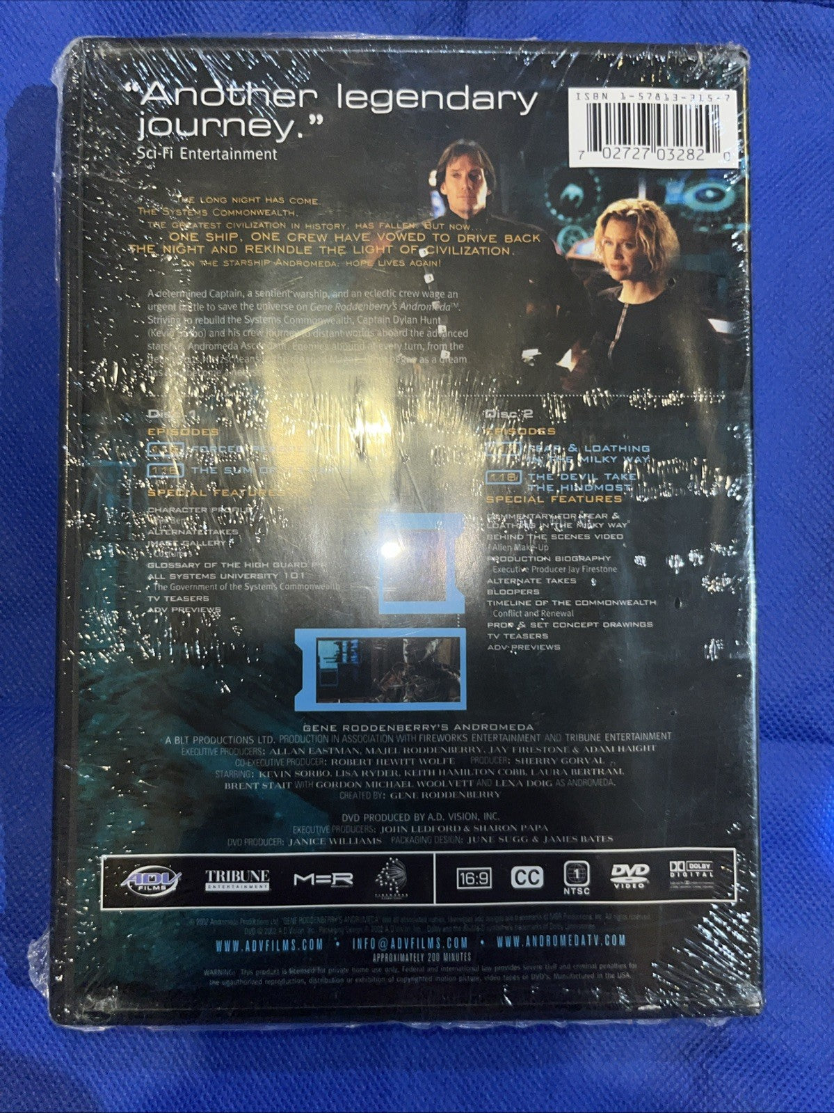 Andromeda: Vol. 4 (DVD, 2000) Sealed