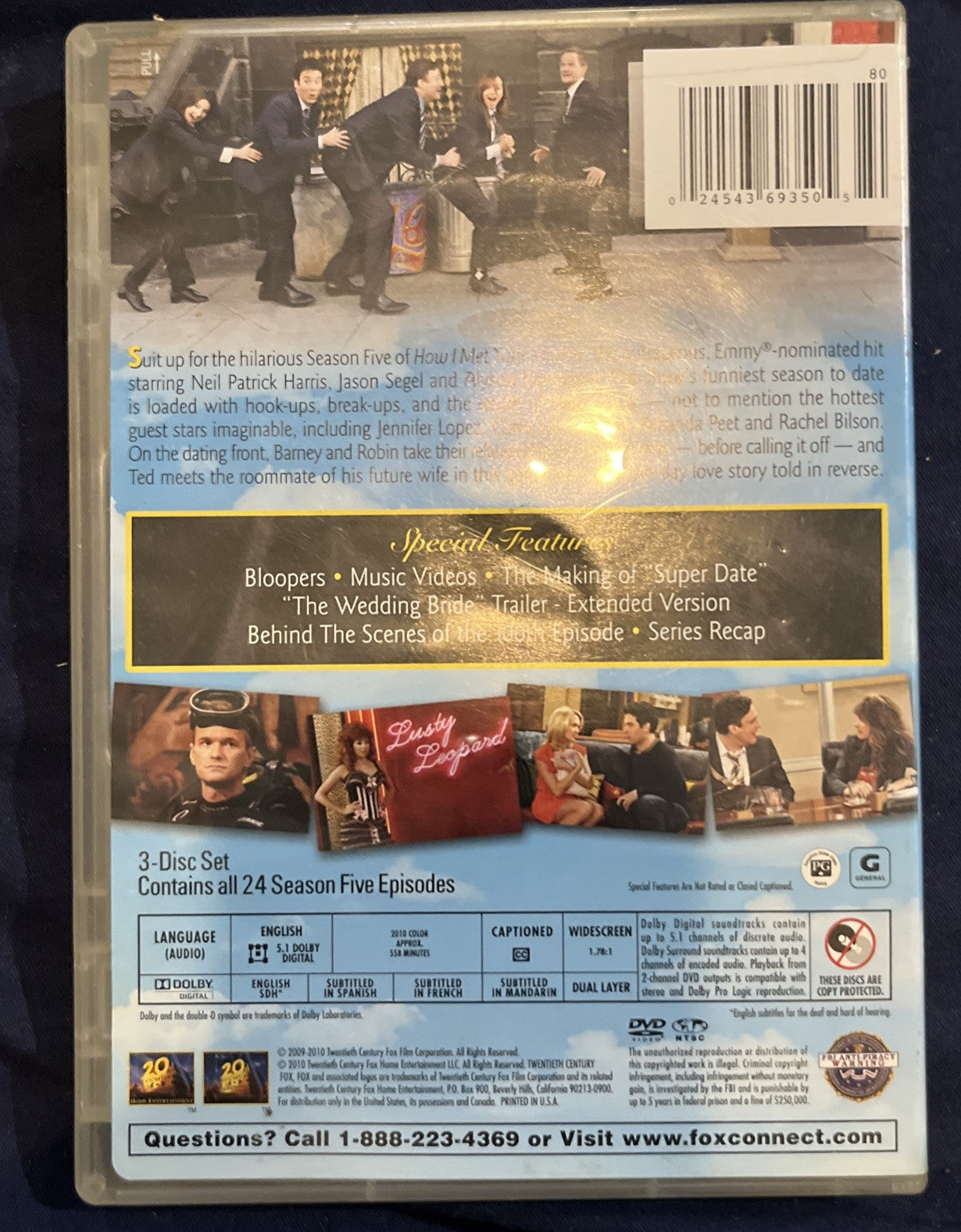 How I Met Your Mother: Season 5 (DVD, 2009) Sealed