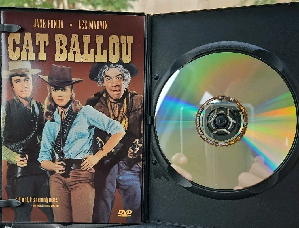 Cat Ballou (DVD, 1965) Tested. Slim Case. Cropped Artwork