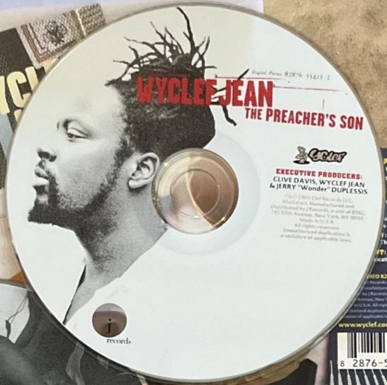 The Preacher's Son [Limited] by Wyclef (CD) Disc Only.  No Case, No Inlay