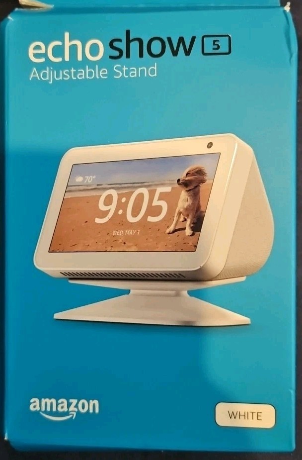 Amazon B07MV4V4KW Echo Show 5 Adjustable Magnetic Stand - White