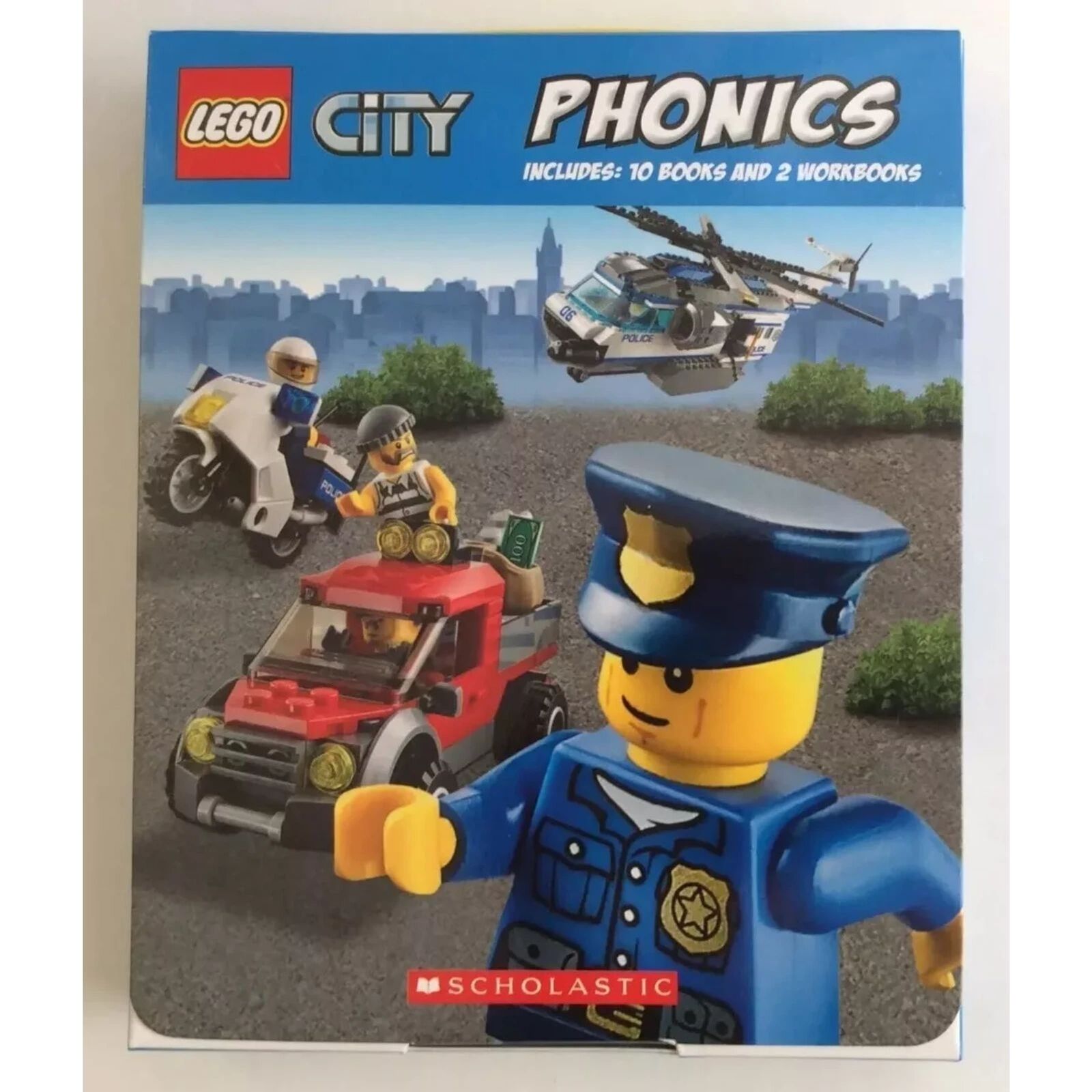 Phonics Boxed Set (LEGO City) Paperbacks – by Quinlan B. Lee - 12 Book Set