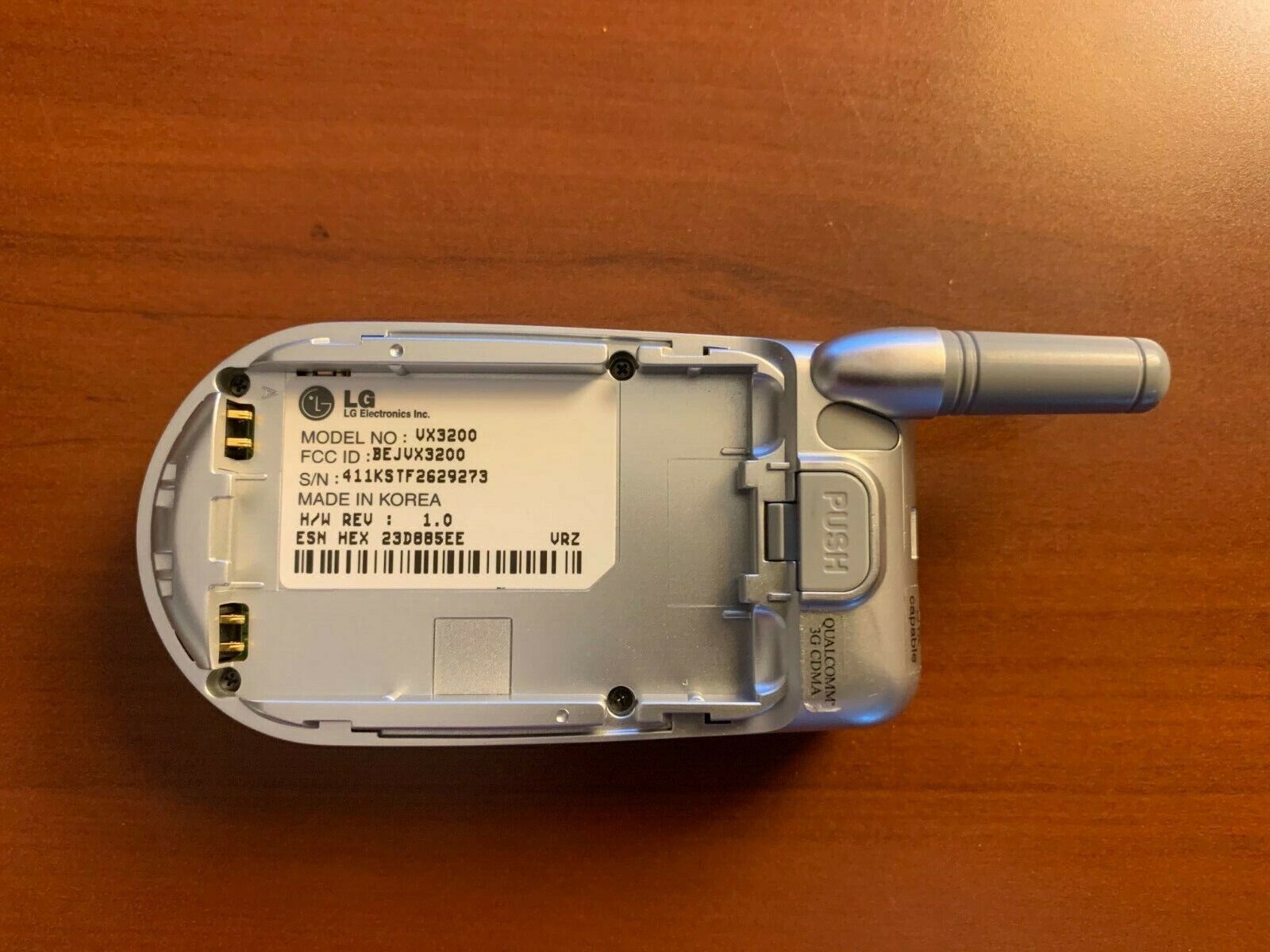 LG VX3200 - Silver (Cellular One) Cellular Phone !! For Parts Only !! 