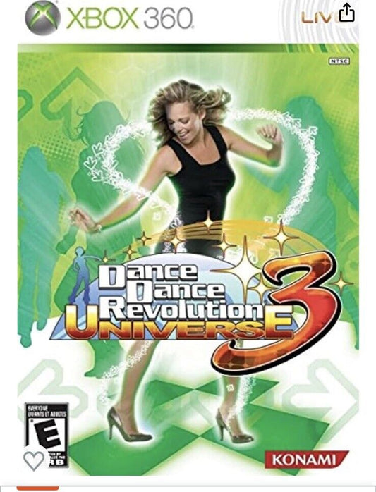 Dance Dance Revolution: Universe 3 (Xbox 360, 2008)