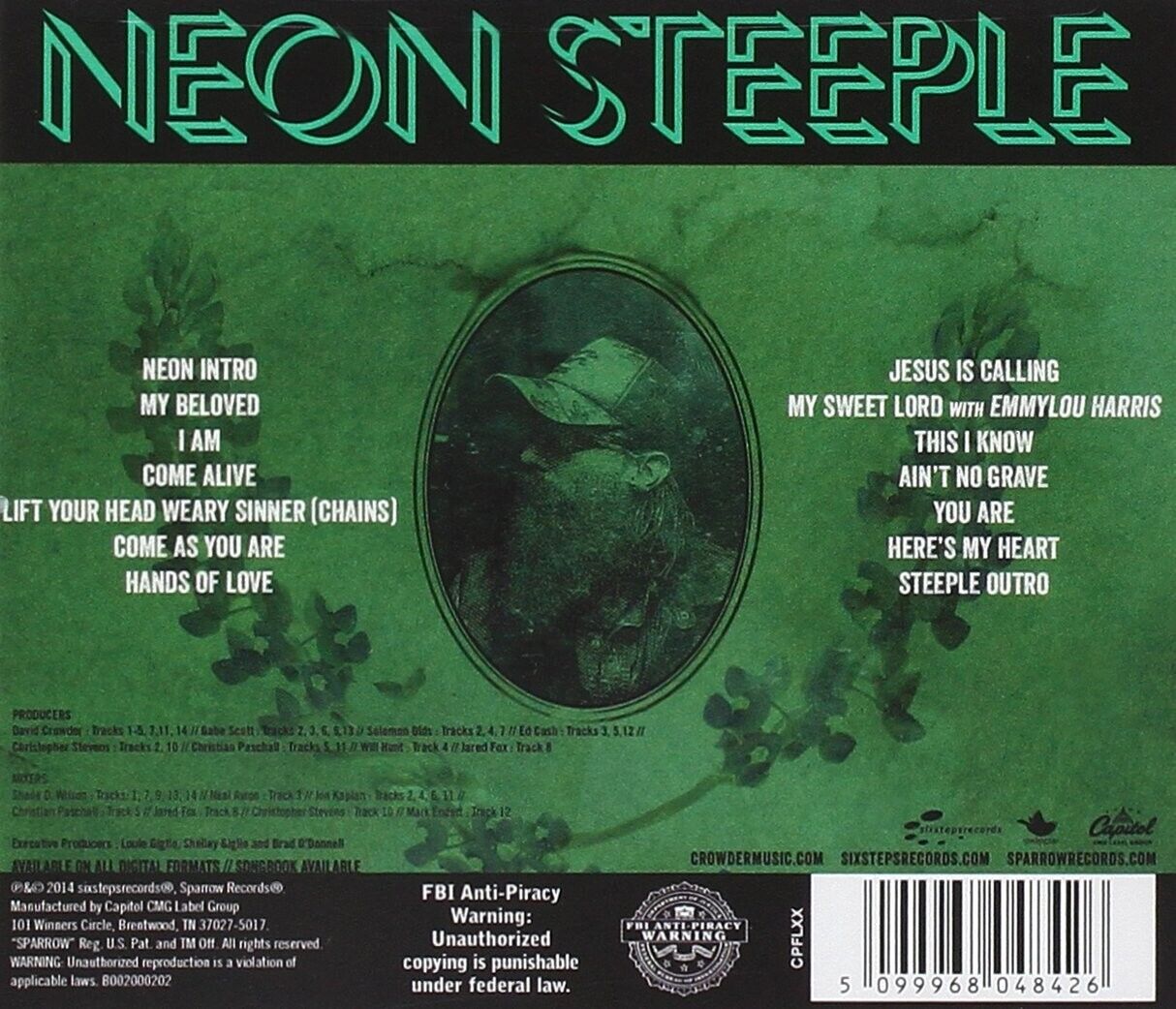 Neon Steeple by Crowder (CD, Aug-2014, Six Steps Records) BRAND NEW