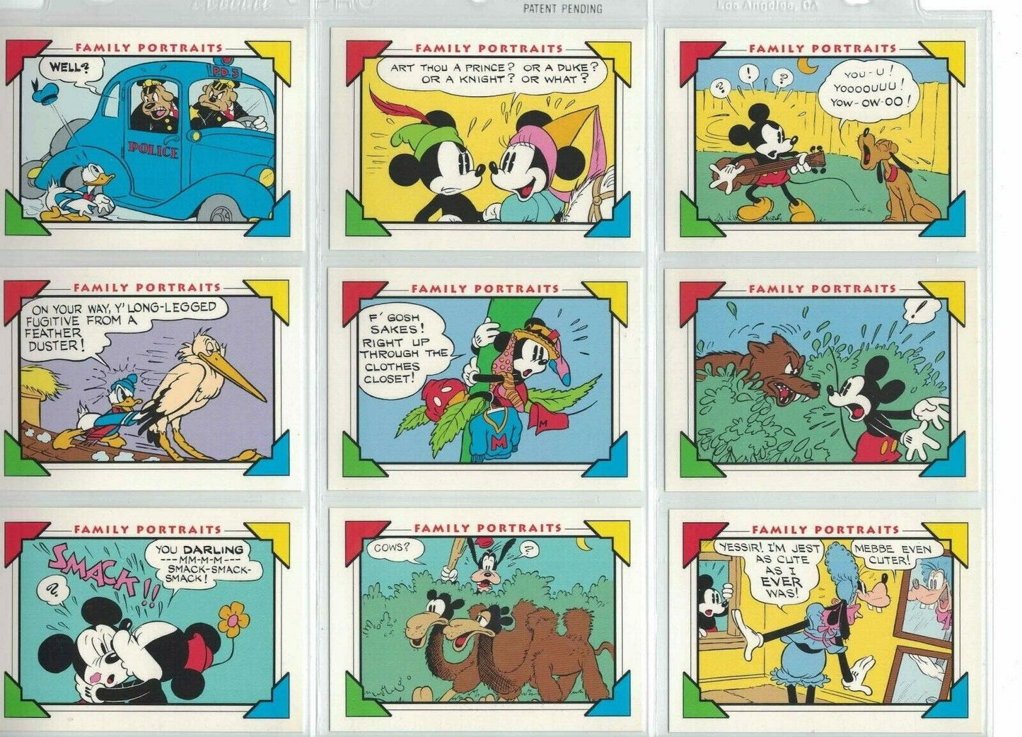 Disney Comics / Cards Drop Down