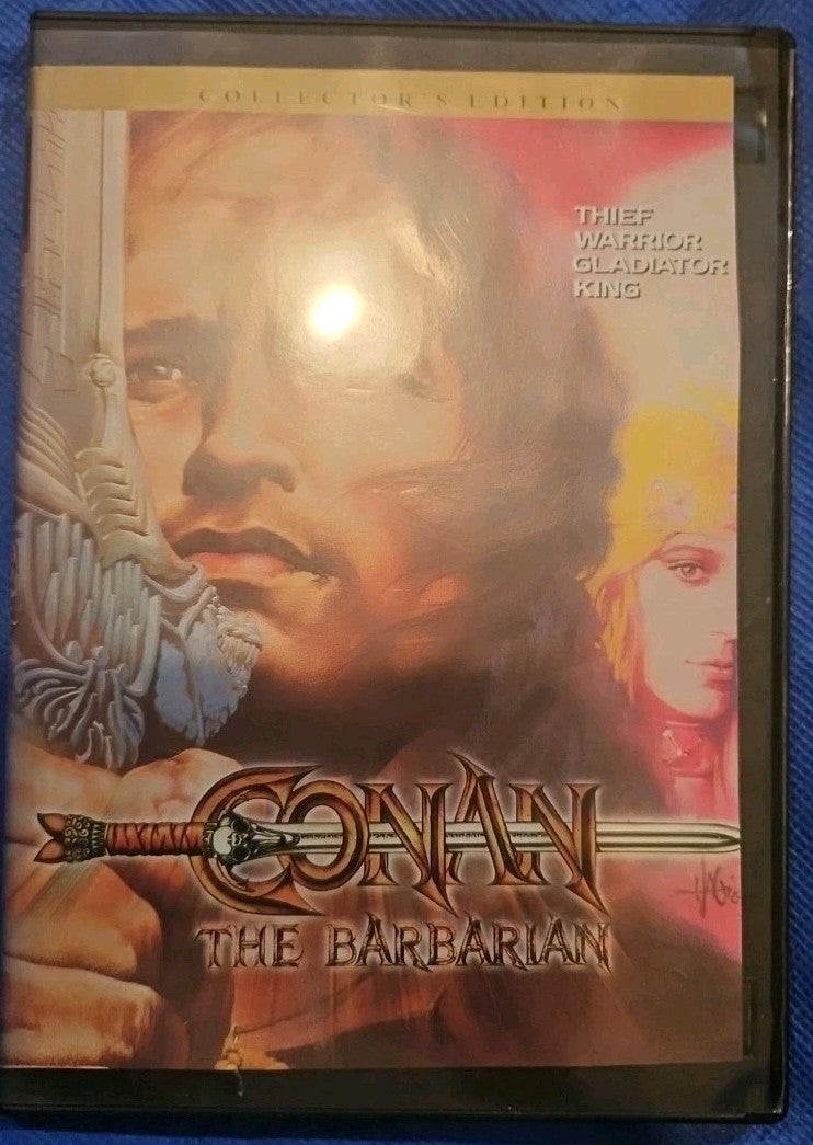 Conan the Barbarian (DVD, 1982) Slimcase. Artwork Cropped. Tested