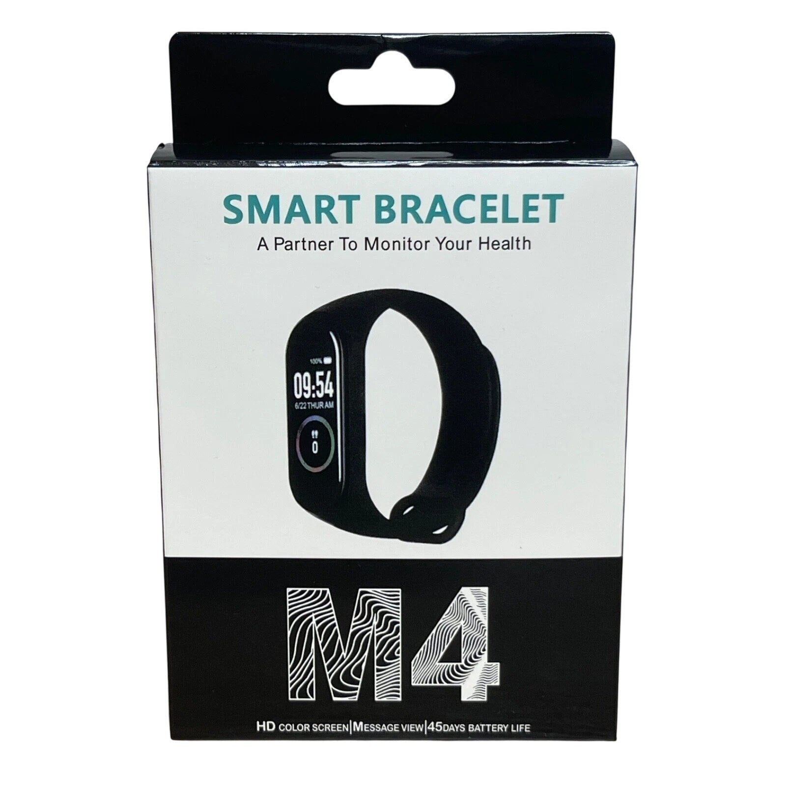 NEW M4 Smart Bracelet Bluetooth Connection Android 4.4+ & IOS above 8.5 Black