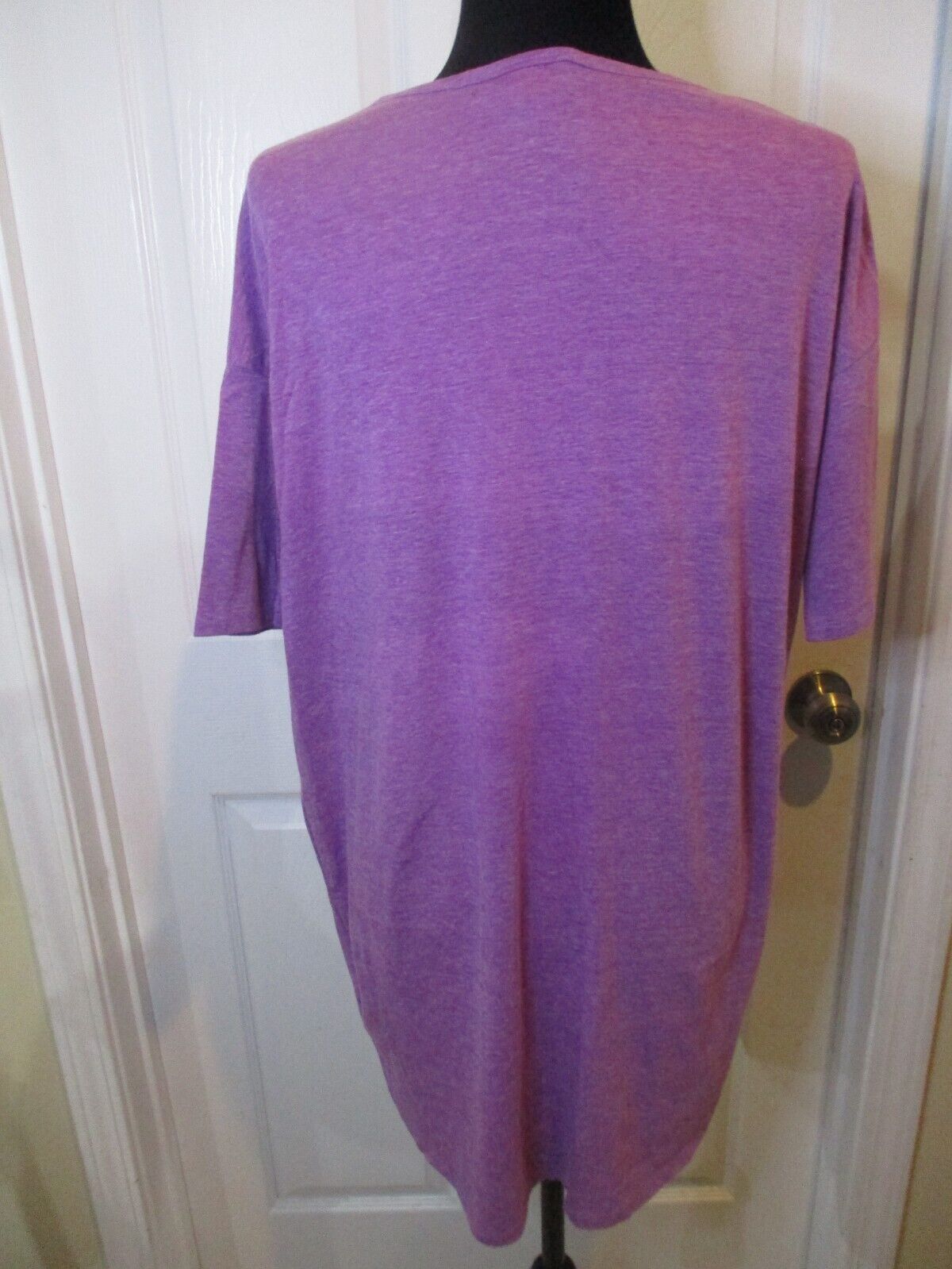 LuLaRoe Irma Heathered Purple Tunic XXS NWOT