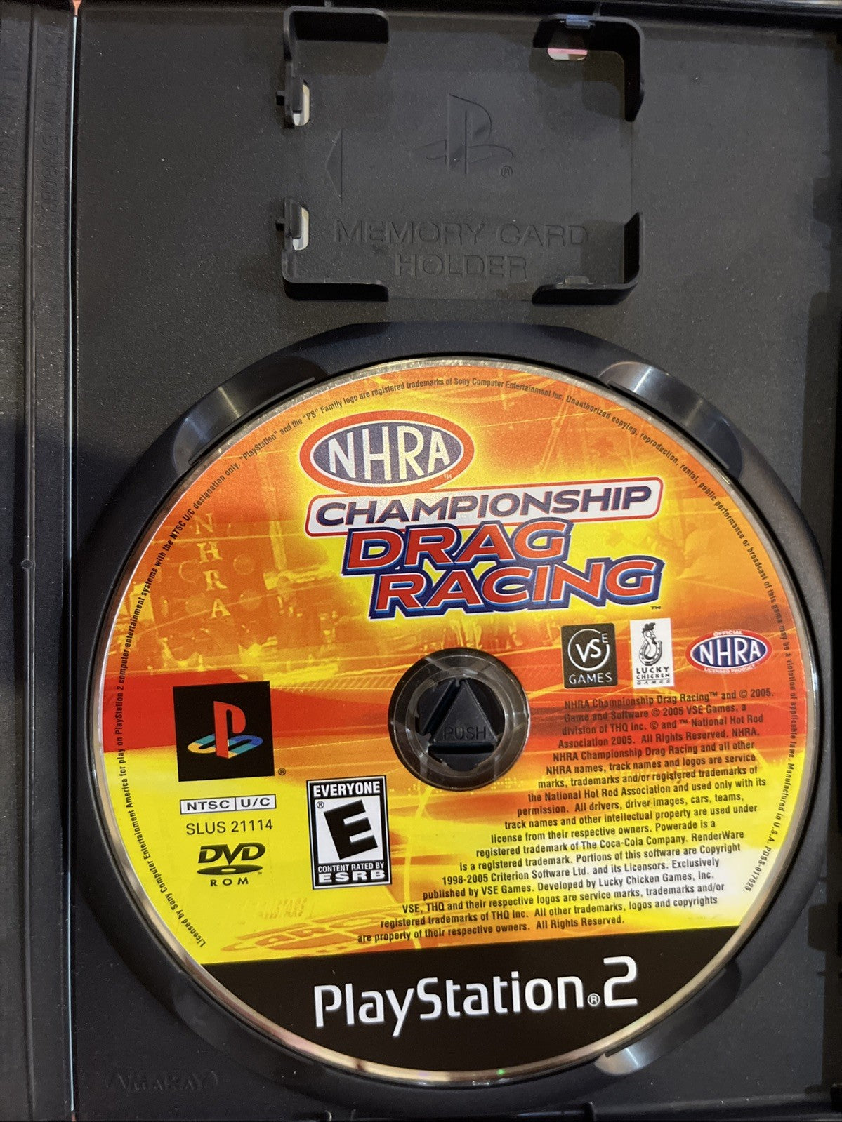 NHRA Championship Drag Racing (PS2) CIB. Manual. Tested. Original Case