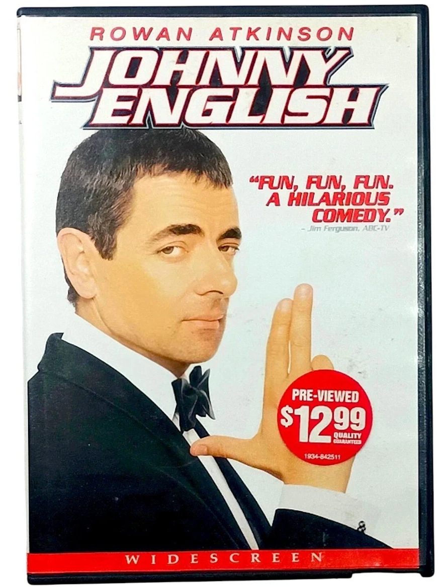 Johnny English Rowan Atkinson DVD 2003 - Widescreen