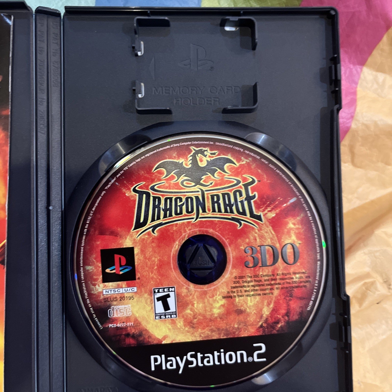 Dragon Rage (PS2) CIB. Manual.  Tested. Original Case