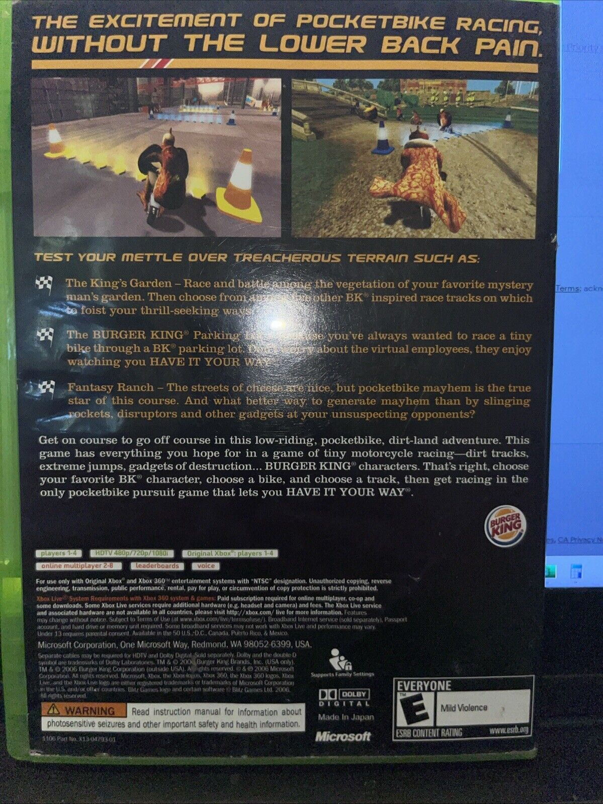 Pocketbike Racer (Xbox 360) New Case. Tested. No Scratches. Resealed