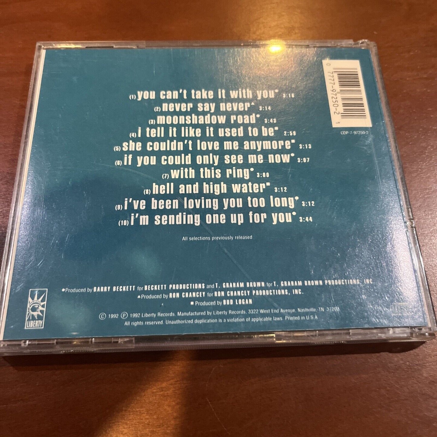 The Best of T. Graham Brown [Liberty/Curb] by T. Graham Brown (CD, May-1992,...