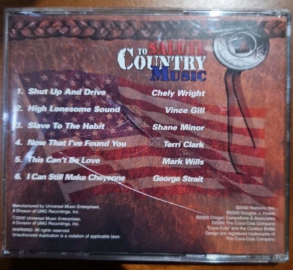 To Salute Country Music (CD) New Sealed