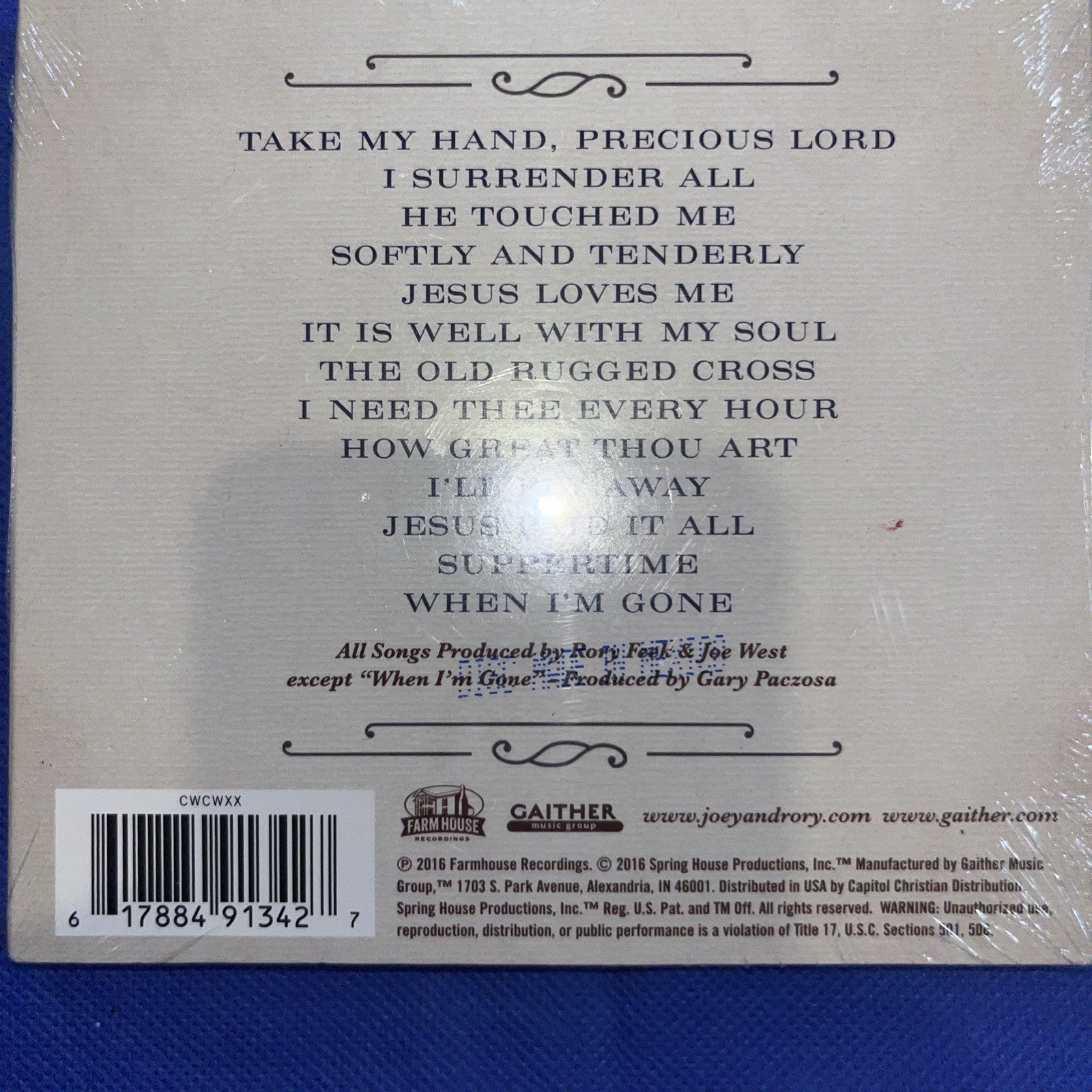 Hymns by Joey & Rory (CD, 2016) Sealed