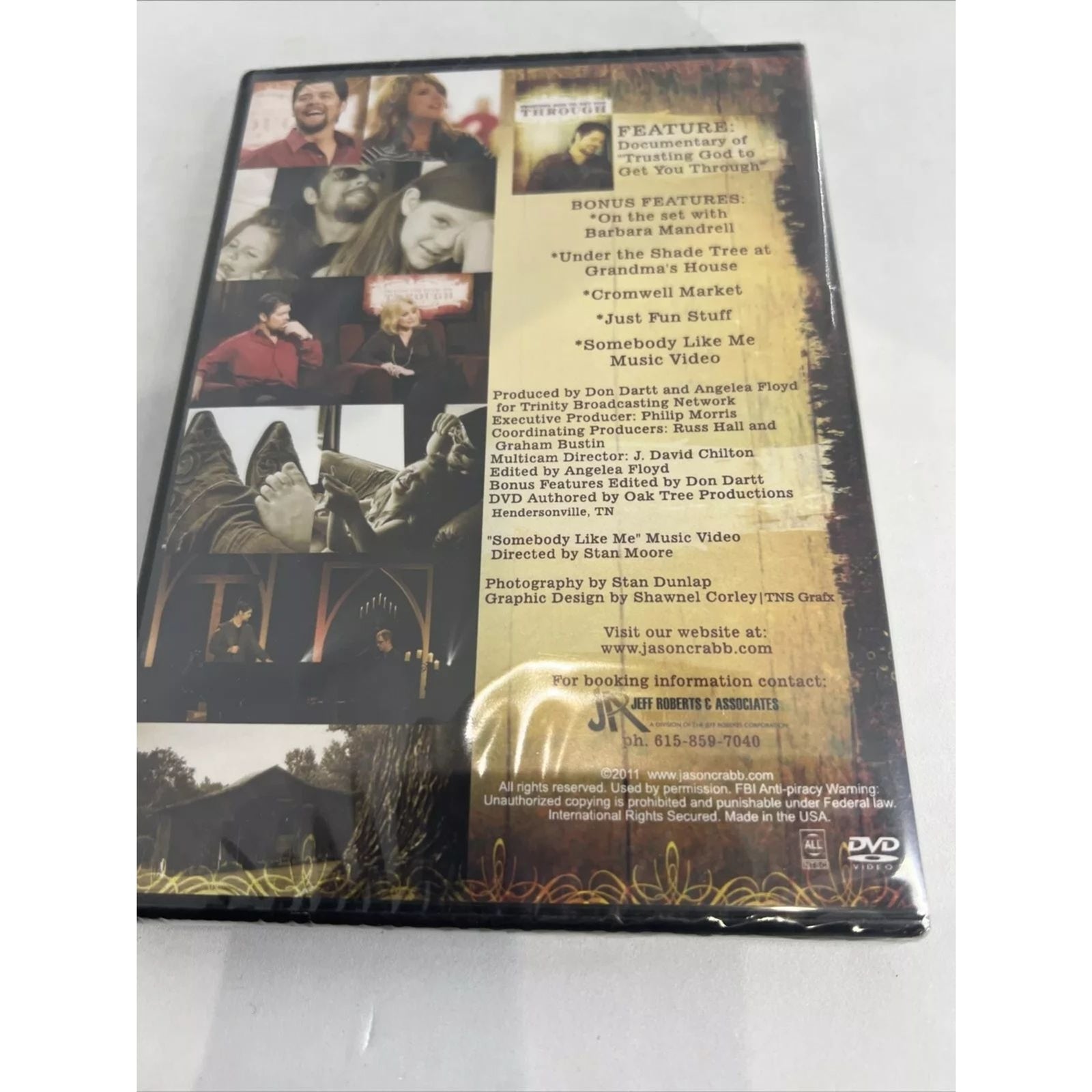 Jason Crabb - My Journey (DVD) Factory Sealed