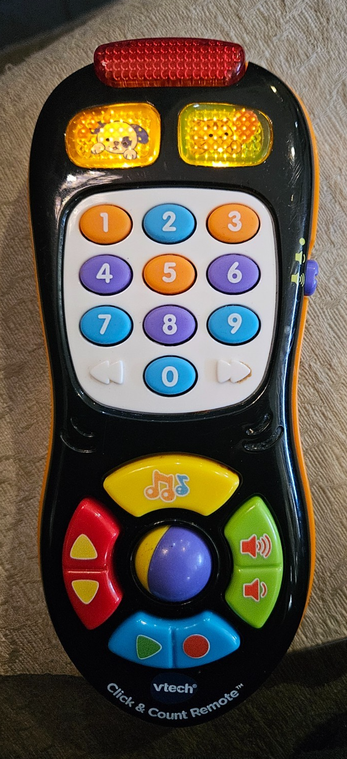 VTech Click and Count Remote Toy for Toddlers Electronic Learning Fun - Tested