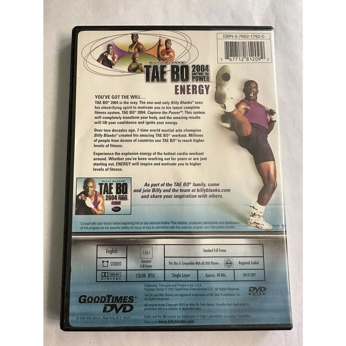 Tae Bo 2004 Capture the Power: Energy (DVD)