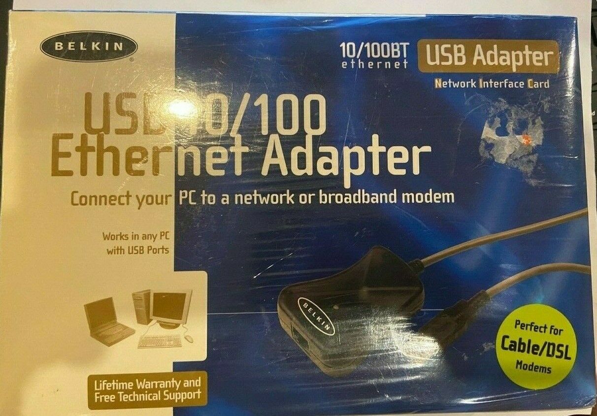 Belkin USB 10/100 Ethernet Adapter Cable