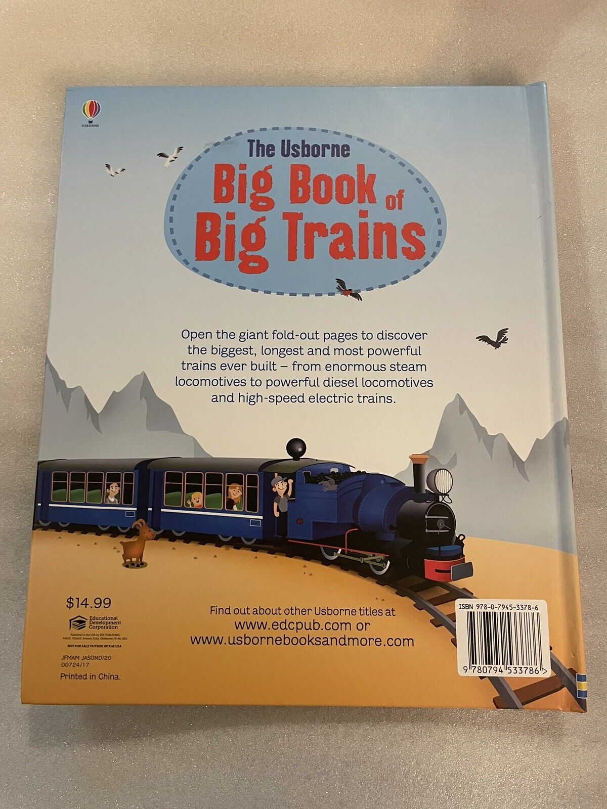 Big Bks: Big Book of Big Trains by Megan Cullis (2013, Ringbound, New Edition)