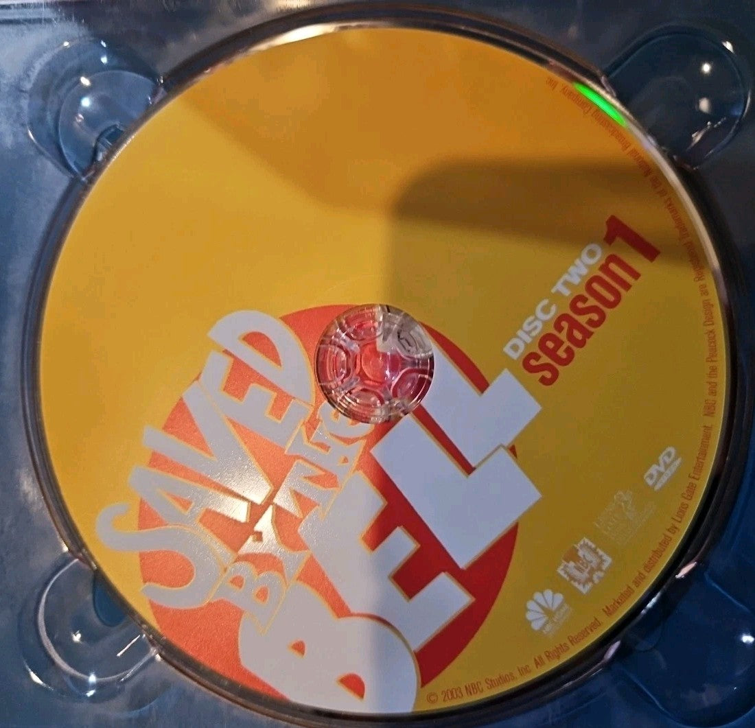 Saved By the Bell - Seasons 1  2 (DVD, 5-Disc Set) Tested. No Scratches