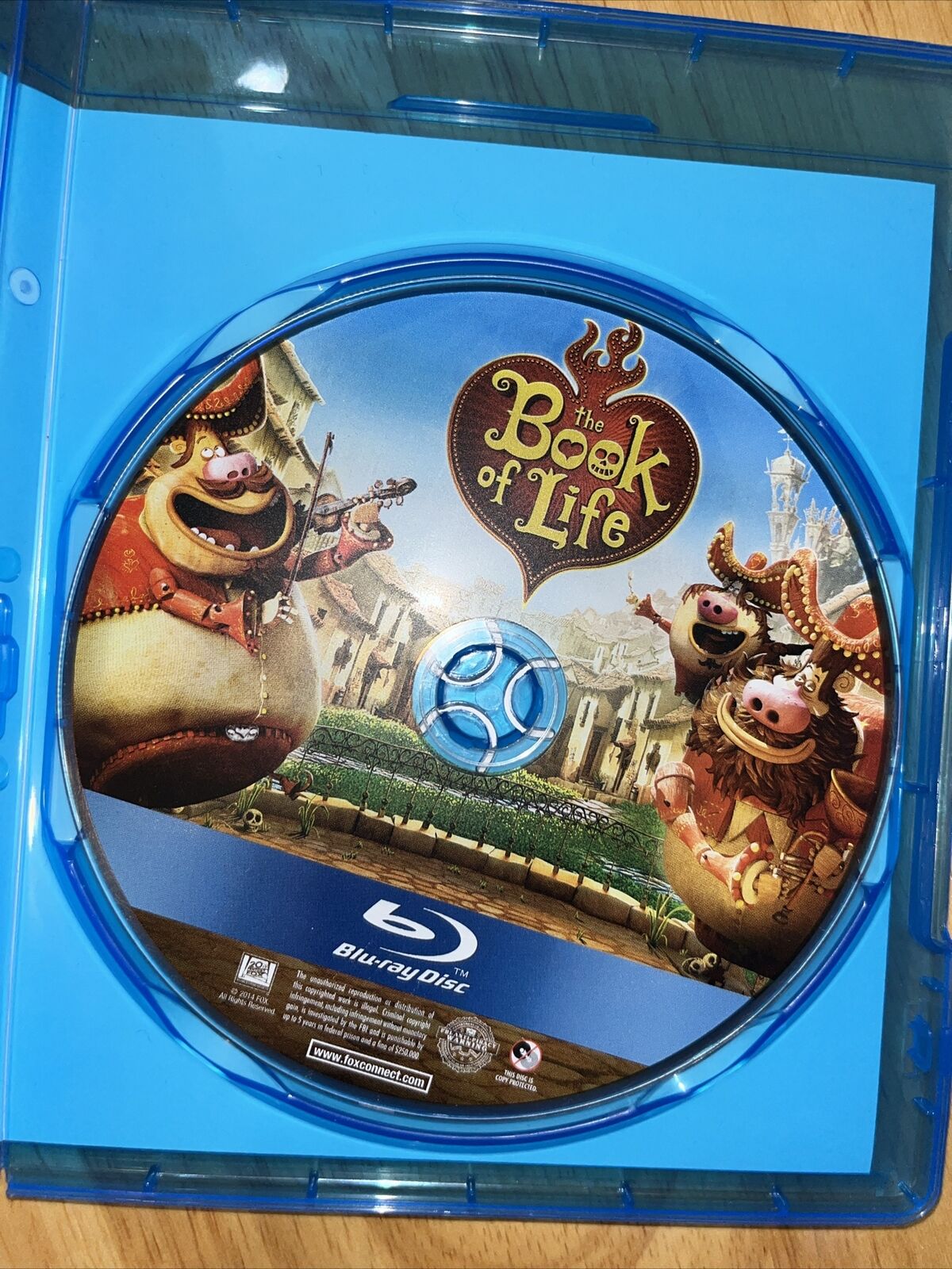 The Book of Life (Blu-ray, 2014) Blu-Ray Only No Digital Hd ￼