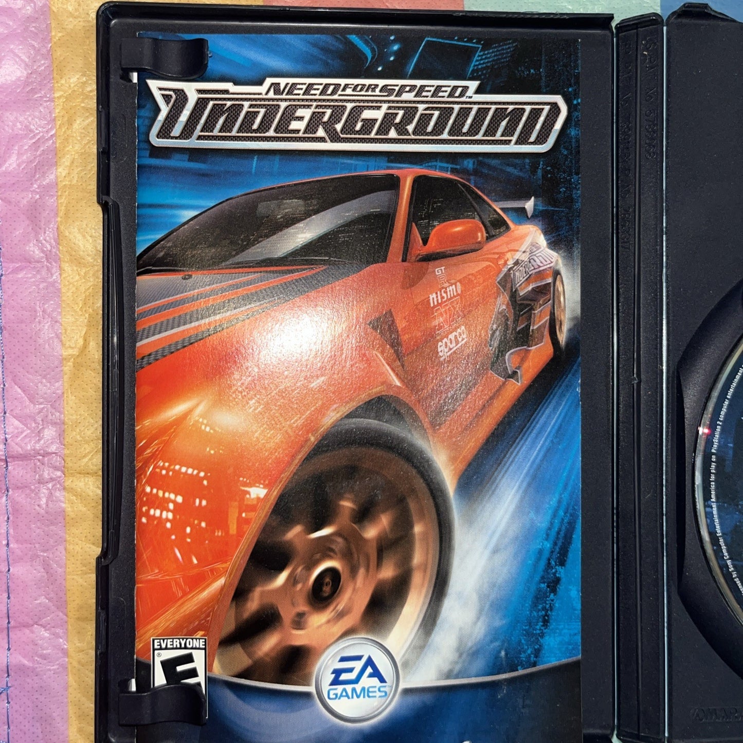 Need for Speed: Underground (PS2) CIB. Tested. Manual + Reg Card. Original Case