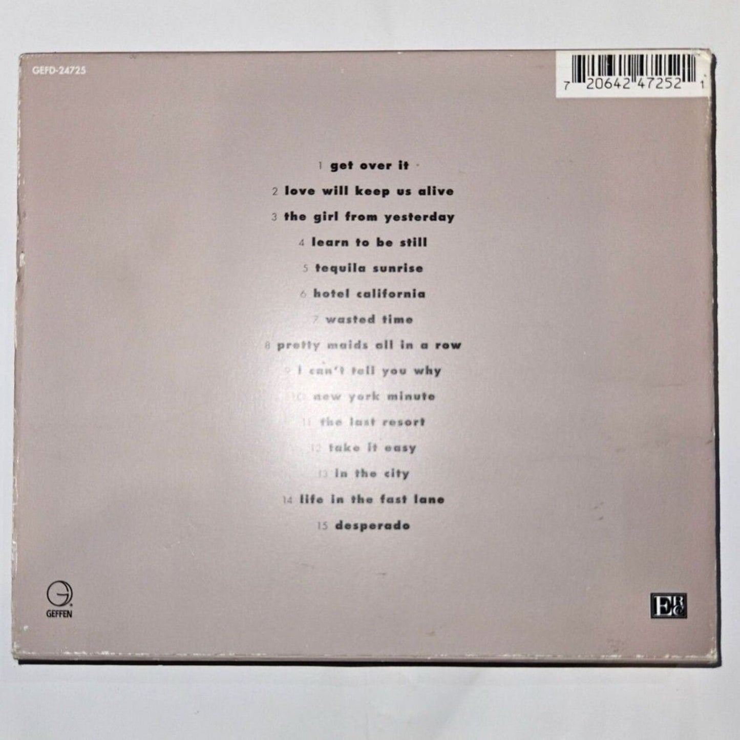 Eagles - Hell Freezes Over (CD) Tested. No scratches. Minor shelf wear.