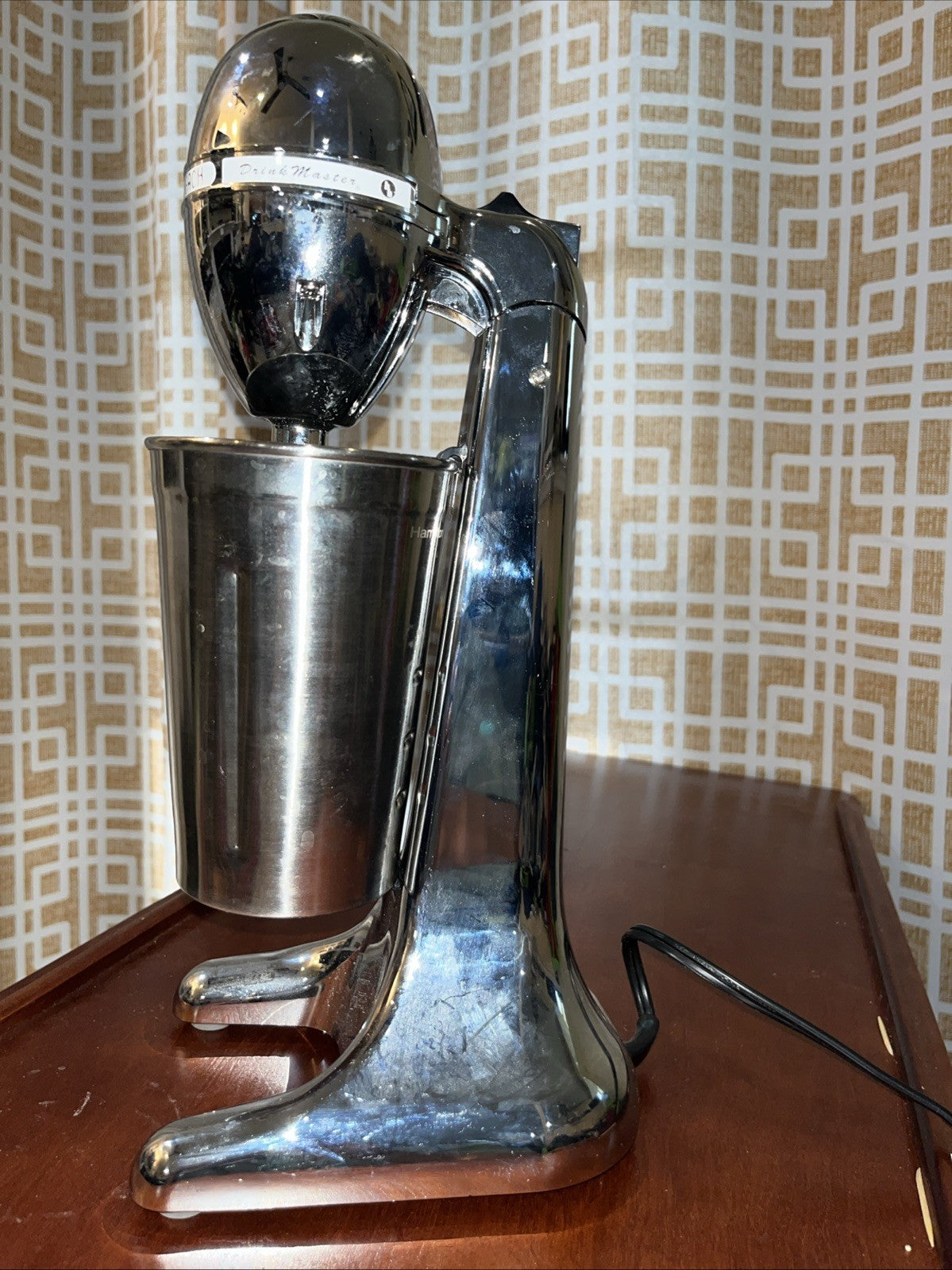 Hamilton Beach Classic Drink Master Chrome Countertop Shake Mixer. Tested