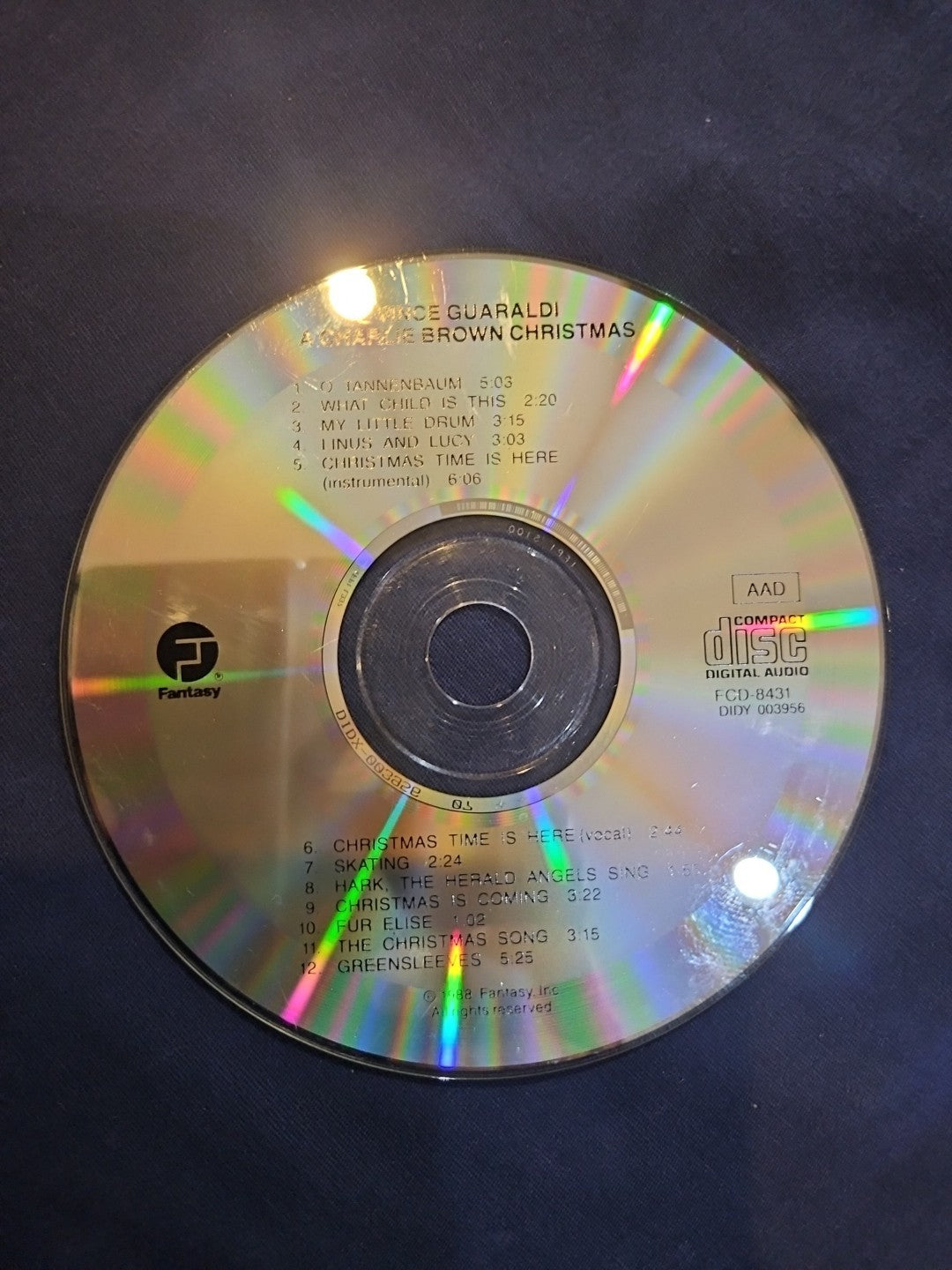 Vince Guaraldi A Charlie Brown Christmas (CD) DISC ONLY