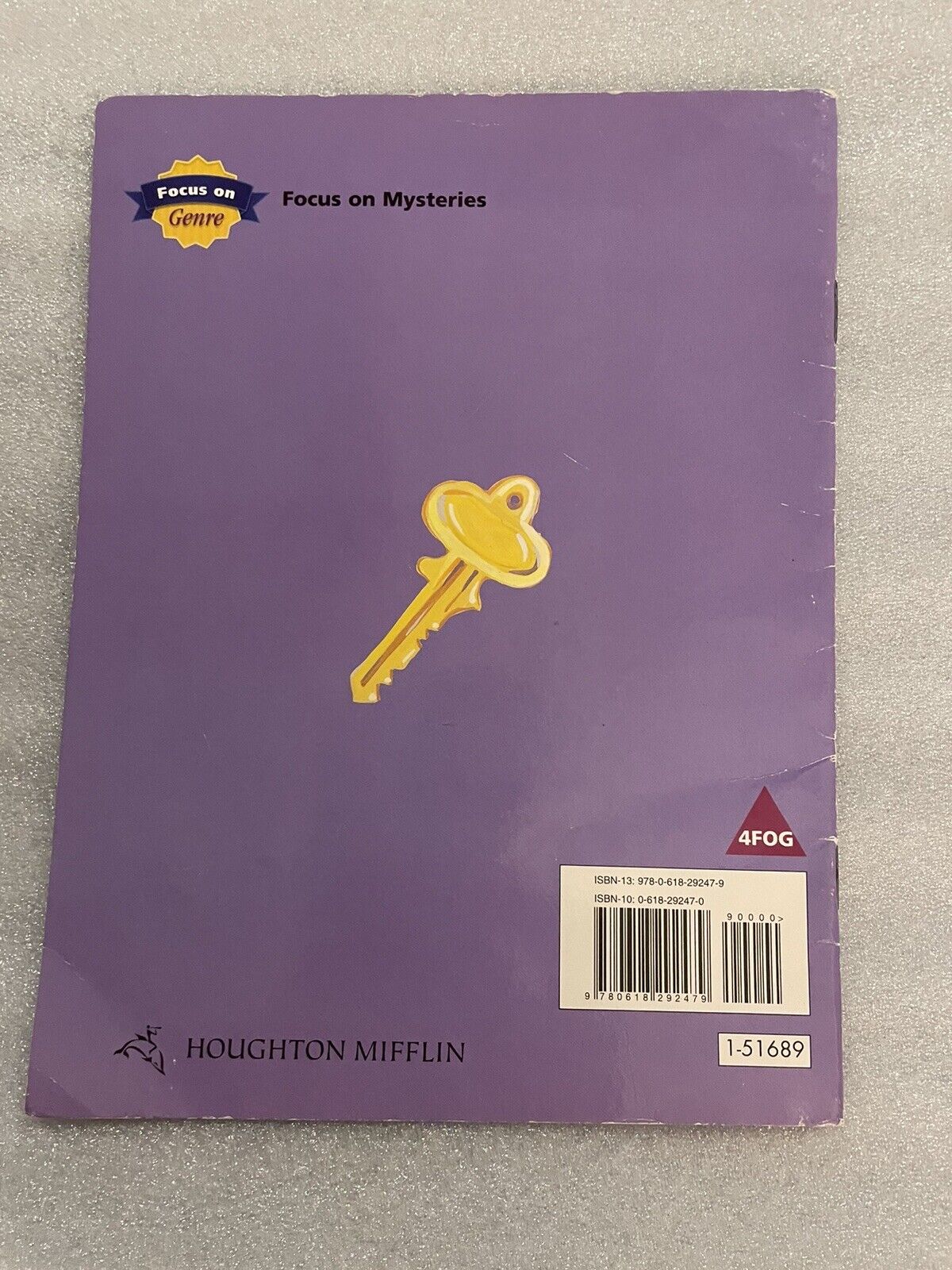 Houghton Mifflin Leveled Readers The Case of the Missing Key - Paperback - GOOD