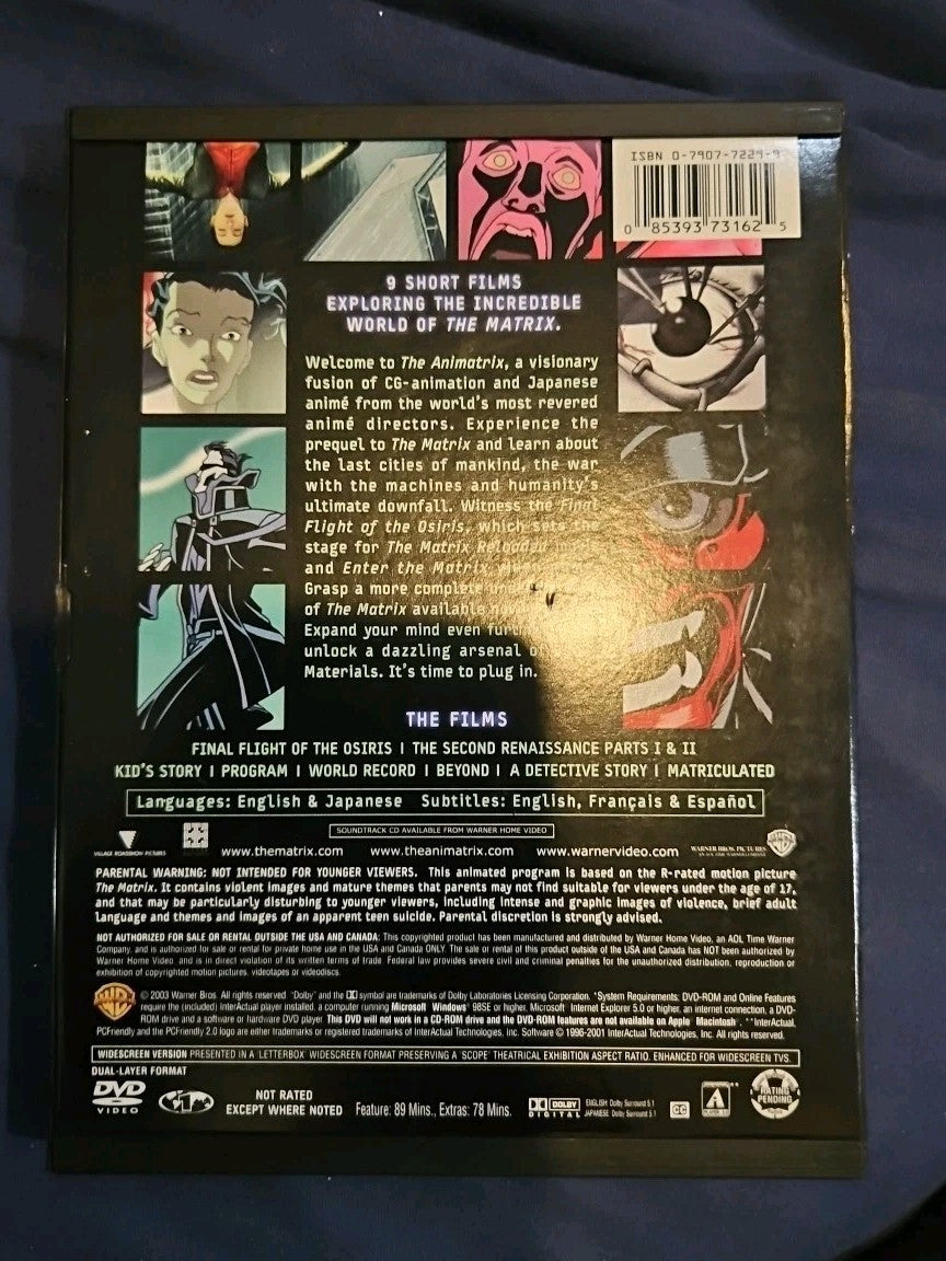 The Animatrix (DVD, 2003)