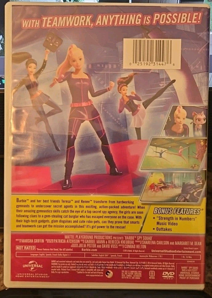 Barbie: Spy Squad (DVD, 2016)