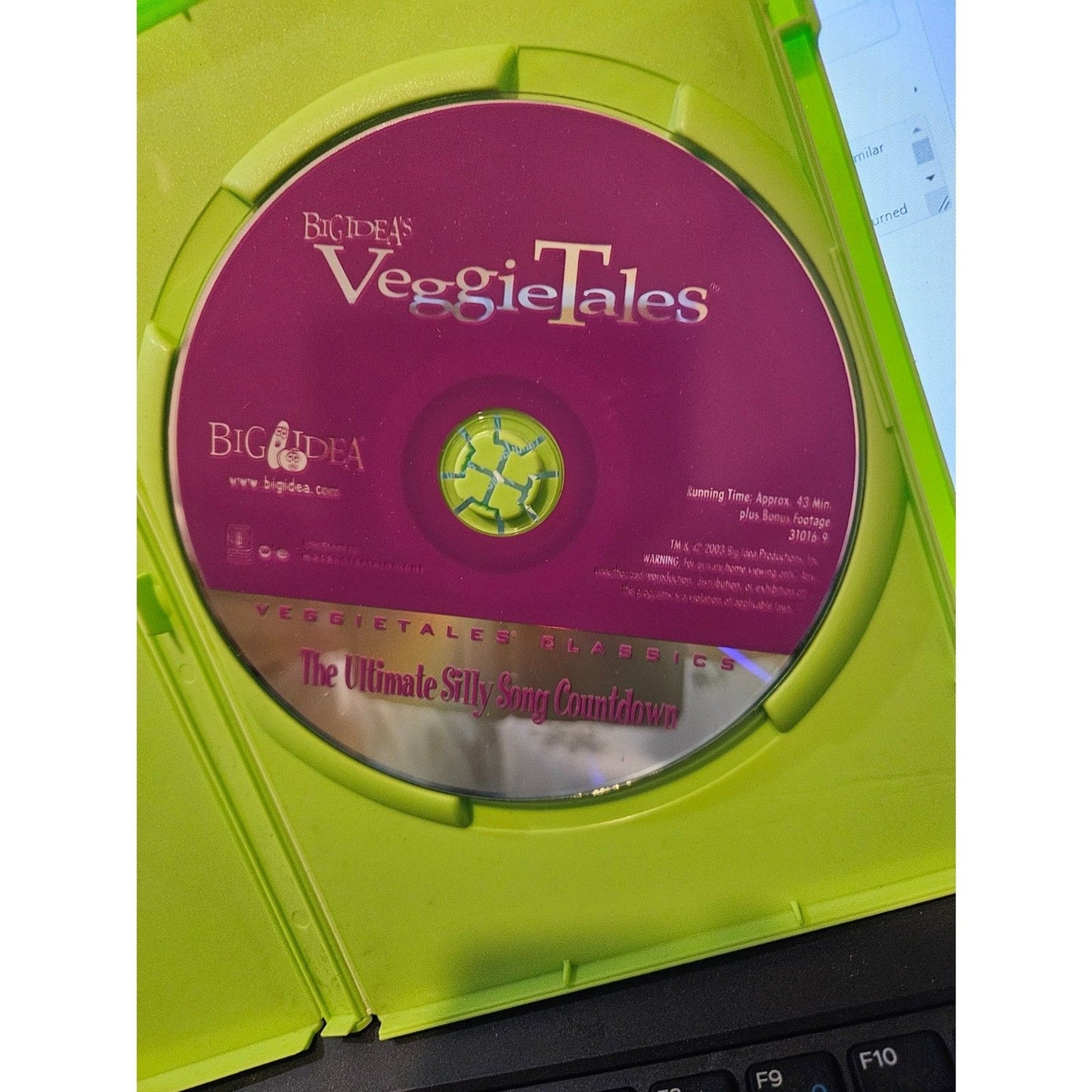 VeggieTales: Lyle the Kindly Viking (DVD) Tested. New Case. No Scratches.