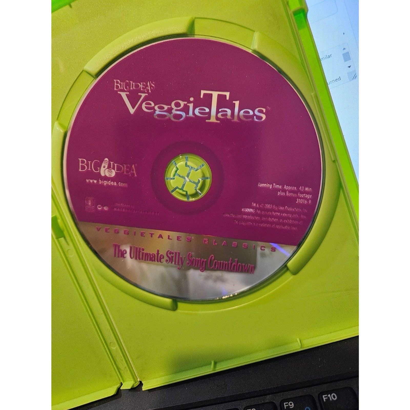 VeggieTales: Lyle the Kindly Viking (DVD) Tested. New Case. No Scratches.