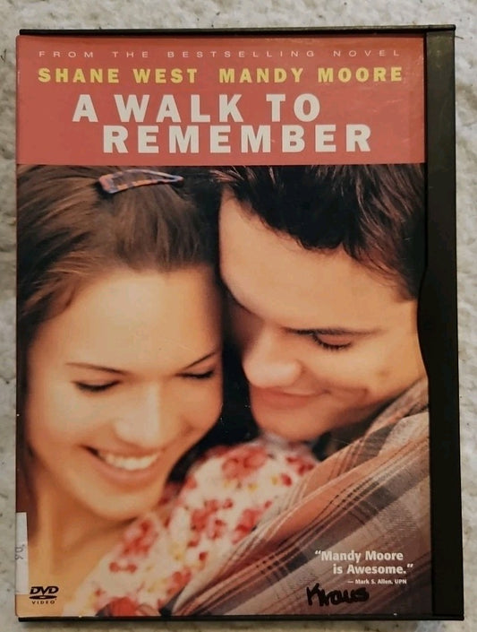 Walk to Remember (DVD, 2002) Tested, no scratches.