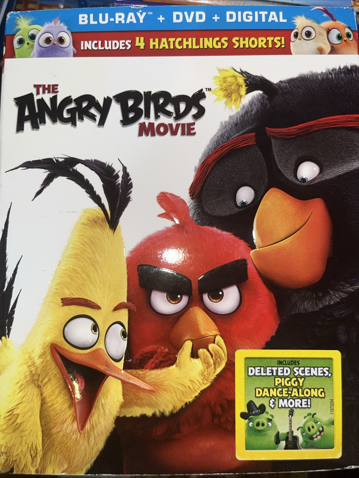 The Angry Birds Movie (Blu-ray, 2016) Sealed. No Digital Download