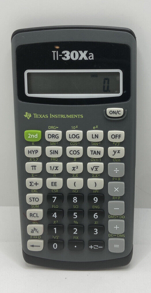 Texas Instruments TI-30Xa Solar Scientific Calculator