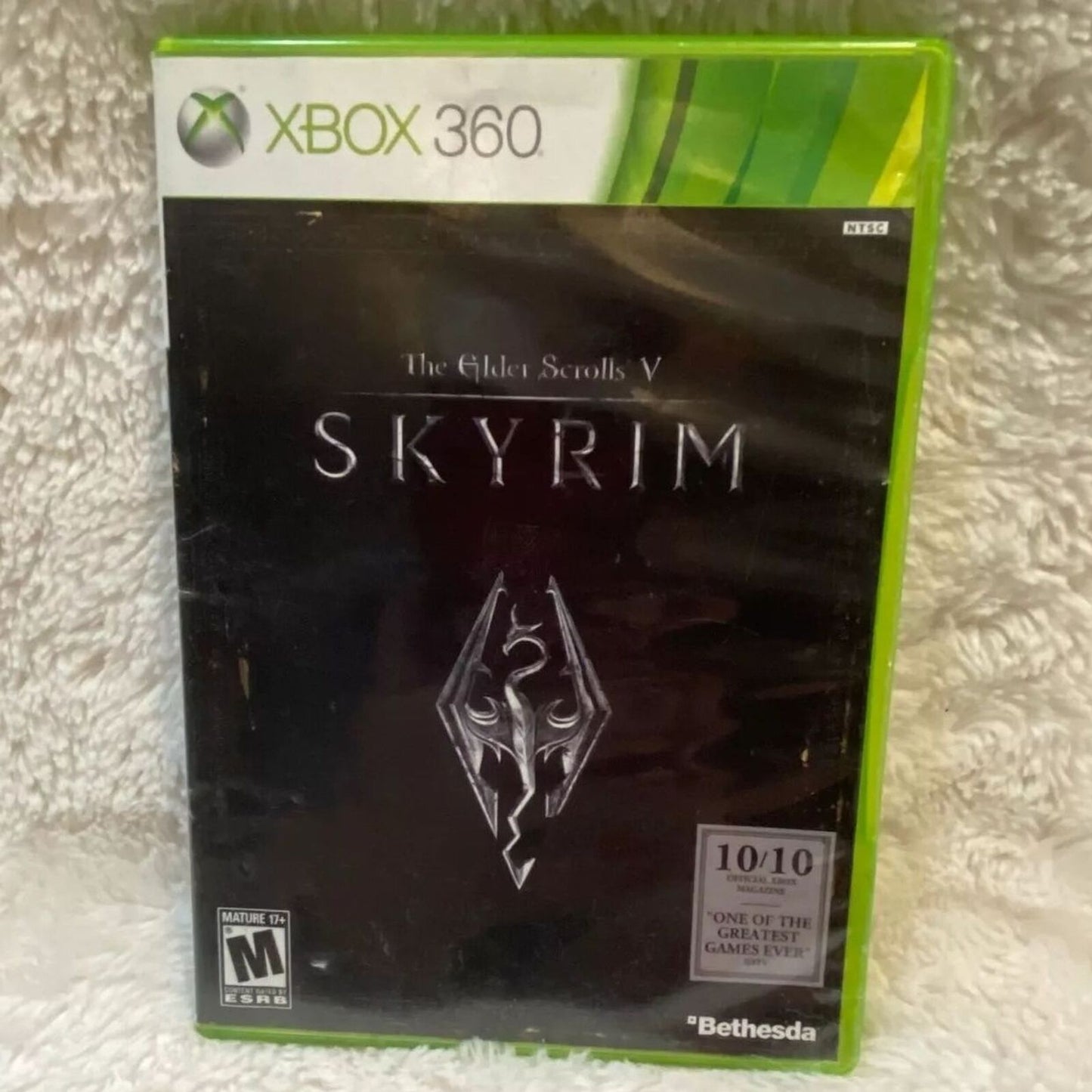 The Elder Scrolls V: Skyrim (Xbox 360, 2011) TESTED. NEW CASE.