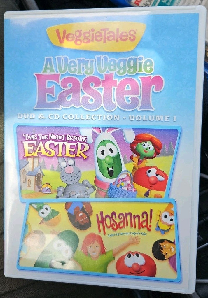 VeggieTales A Very Veggie Easter (DVD) No CD. Tested. New Case