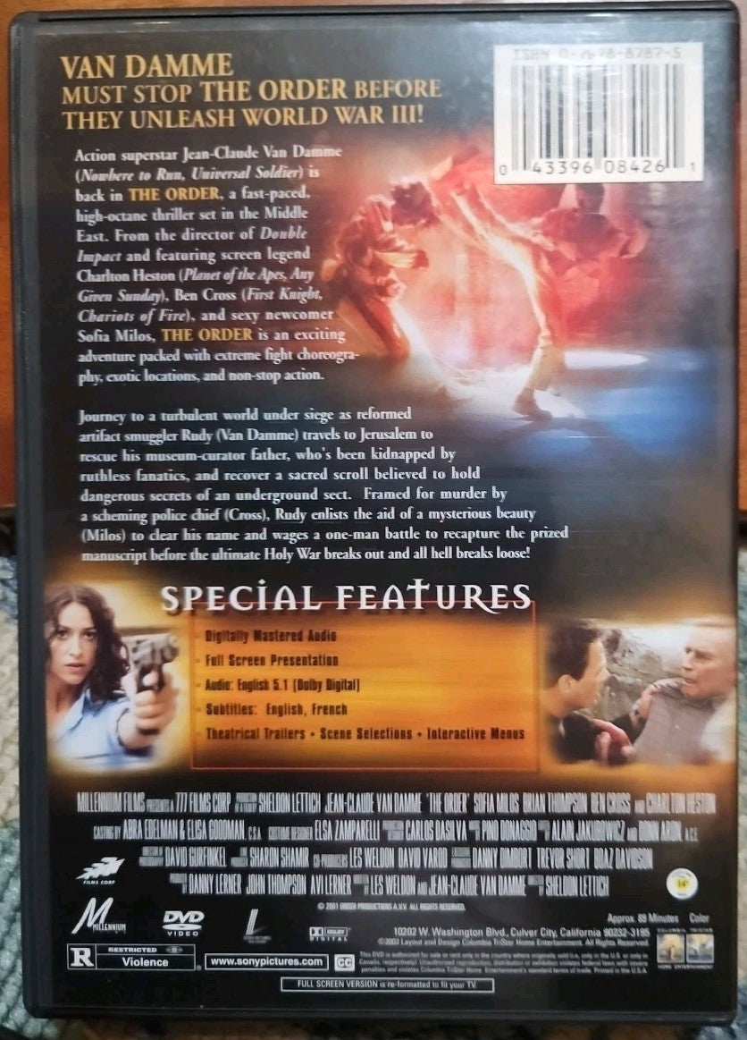 Order (DVD, 2001) New Sealed